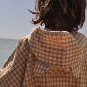 Poncho enfant vichy