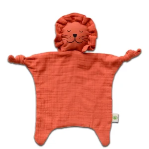 Doudou en Coton Bio Lion Argile
