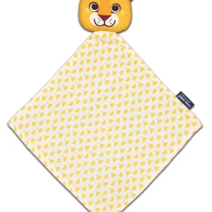 Doudou en Coton Bio Lion Jaune