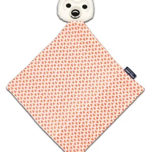 Doudou en Coton Bio Ours Polaire Orange