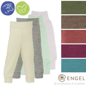 Pantalon bébé évolutif en laine et soie - ENGEL NATUR