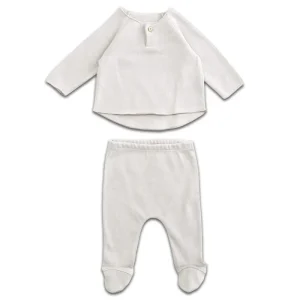 Ensemble Pyjama Jersey Ecru