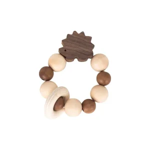 Hochet bois pour bébé - hérisson - Heimess Nature