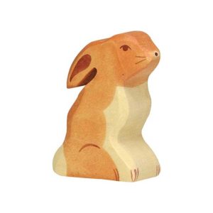 Petit lapin en bois holztiger - jouet en bois pour enfant