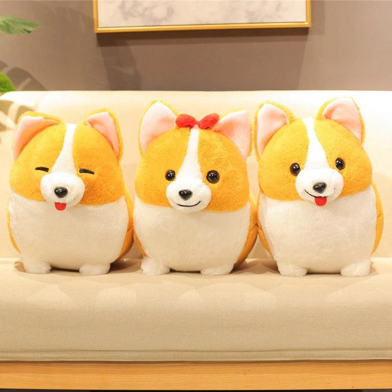 Peluche adorable chien Corgi pour enfant – Image 2