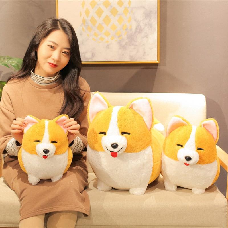 Peluche adorable chien Corgi pour enfant – Image 9