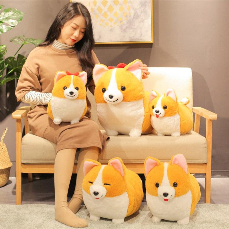 Peluche adorable chien Corgi pour enfant – Image 6
