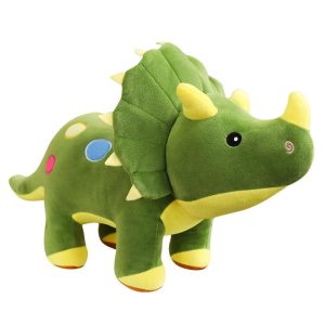 Dinosaures tricératops en peluche pour enfant