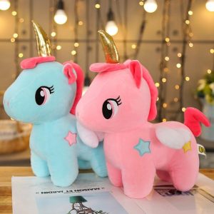 Licorne en peluche au design mignon