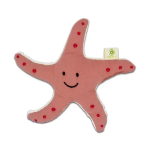 Hochet en Coton Bio Etoile des Mers Rose