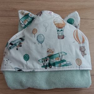 Cape de bain bébé avec capuche – Oreilles adorables