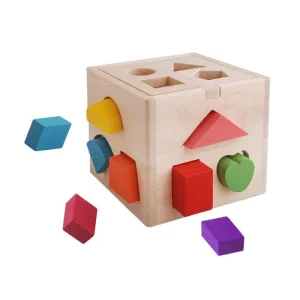 Jouet éducatif cube en bois Montessori
