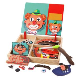 Puzzle en bois éducatif Montessori