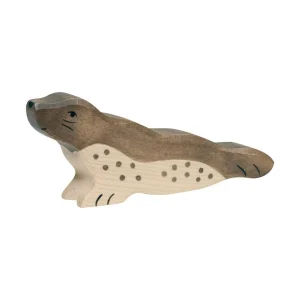 Phoque en bois - figurine holztiger