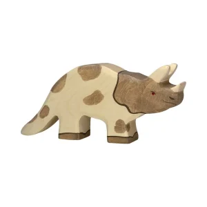 Triceratops en bois holztiger - jouet en bois pour enfant