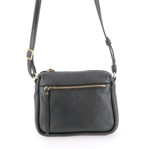 Sac Porté Croisé 3 Zip - Noir