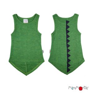Tunique Dinosaure ManyMonths - Dino thermal top en laine mérinos
