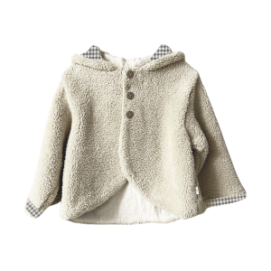 Manteau Mathéo moumoutte beige