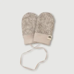 Moufles enfant sherpa en laine | Sand – Finch and fabel