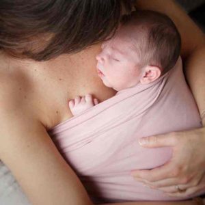 Bandeau peau à peau en coton bio - Néo