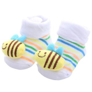 Paire de chaussette abeilles pour bébé