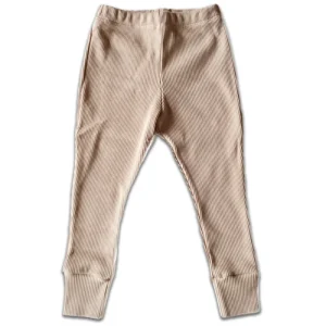 Pantalon Alba Jersey Côtelé Latte