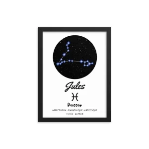 Tableau personnalisé Signe Astrologique