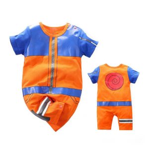 Pyjama bébé orange et bleu - Cosplay Manga Animé