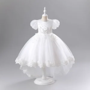 Robe avec traine enfant Gina