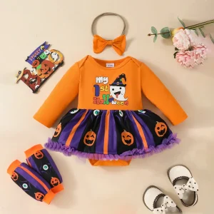 Tenue Halloween bébé petit fantome