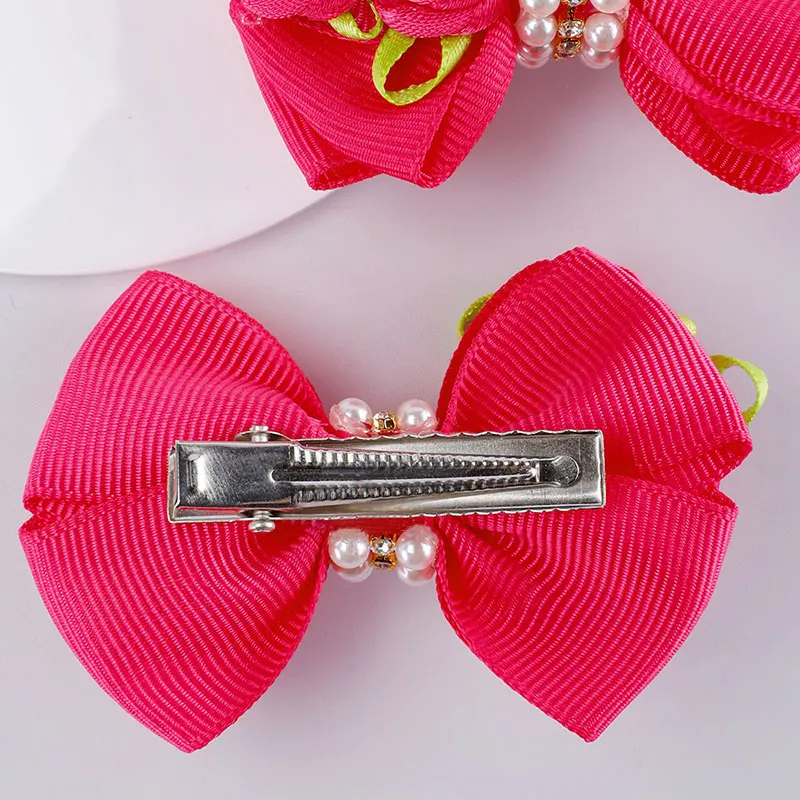 Accessoire cheveux enfant barrettes rose – Image 4