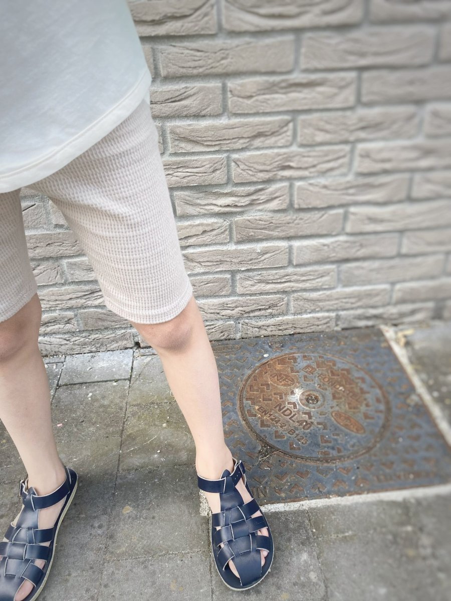 Short cycliste enfant | Gaufré – Di green – Image 4