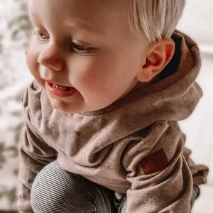 Sweat à Capuche Marron