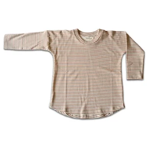 T-Shirt Lou à Rayures Cannelle