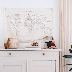 Toile murale du monde