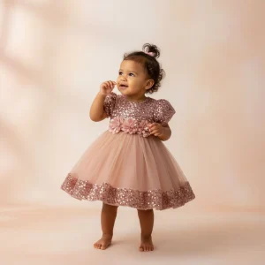 Robe de Noël fille fleur