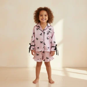 Pyjama fille - 2 pièces noeud