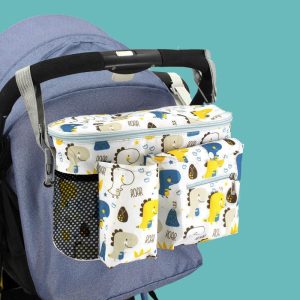 Sac de rangement multifonction portable pour pousette