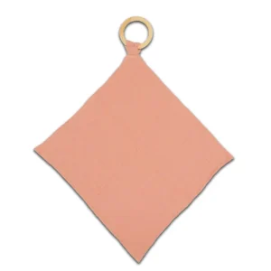 Anneau de Dentition en Coton Bio Rose