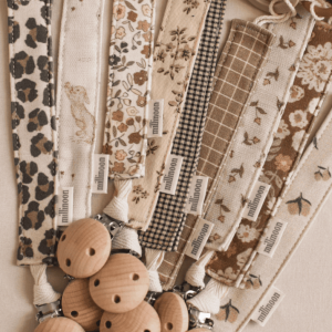 Attache tétine coton – Millinoon