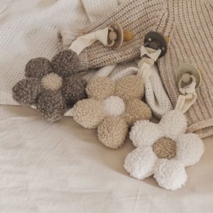 Attache tétine sherpa | Fleur – Millinoon
