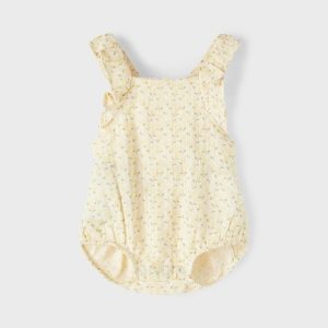 Barboteuse fille été | Fleurs – Lil Atelier