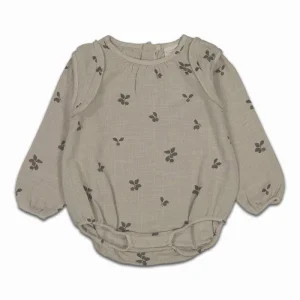 Barboteuse Esmée Prunes Taupe