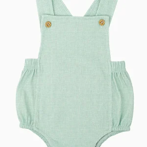 Barboteuse bébé en coton doux – Vert