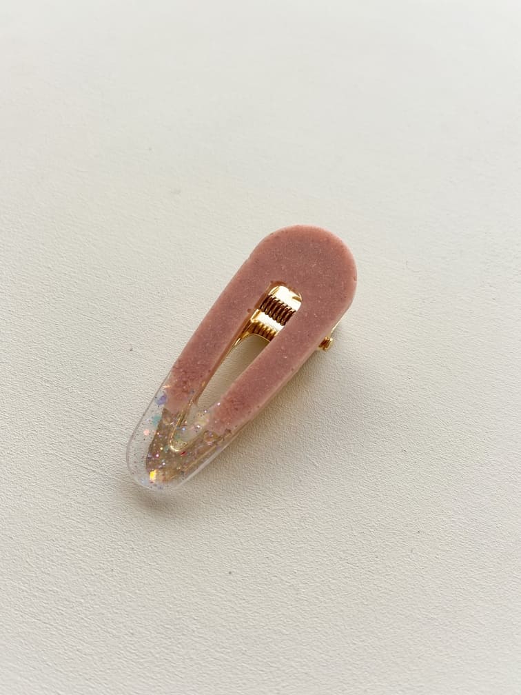 Barrette résine à paillettes | Geo – Gleebee – Image 7