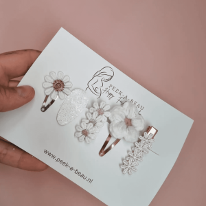 Barrettes fille | Rêves blancs – Peek a beau