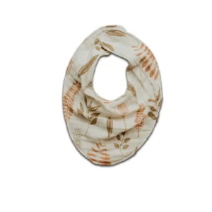 Bavoir Basile Feuilles Ocre