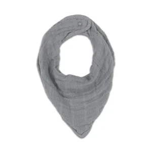 Bavoir Bandana Bib Abel Bleu Gris