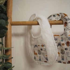 Ensemble de 2 bavoirs “ANIMAUX”