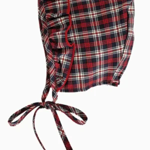 Béguin bébé écossais – Rouge